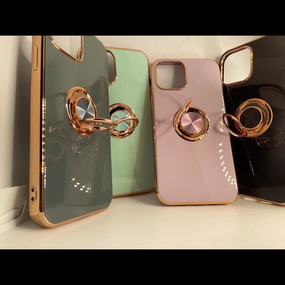 Luxury IPhone 12 Pro Max Case with Ring Holder